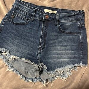 Women's Blue Denim Shorts